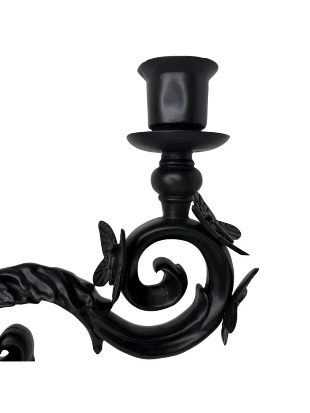 Viral TikTok Martha Stewart Black Snake/Butterfly Halloween Goth Candelabra NWT